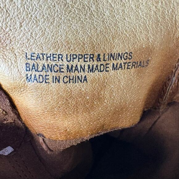 Born Genevieve Brown Polka Dot Suede Leather Western Cowgirl Boots Sz 9M - Picture 8 of 9